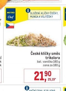 České klíčky směs trikolora