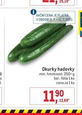 Okurky hadovky