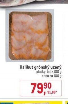 Halibut grónský uzený