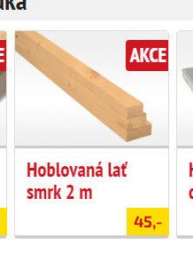 Hoblovaná lať smrk 2 m - UNI HOBBY akcniletaky.com