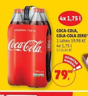 Coca-Cola, Coca-Cola Zero 4x 1,75 l