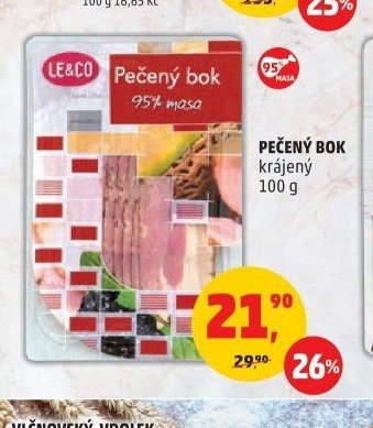 Pečený bok krájený