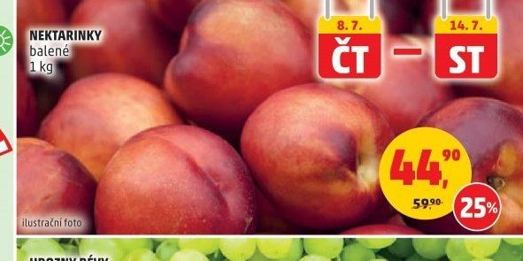 NEKTARINKY balené 1 kg
