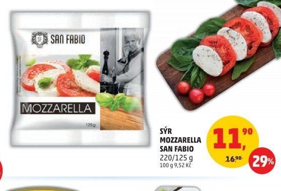 SÝR MOZZARELLA SAN FABIO
