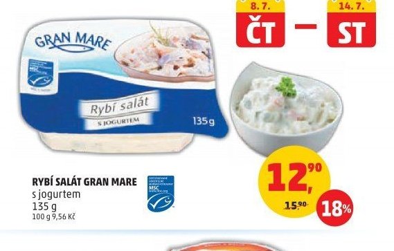 Rybi salát Gran Mare