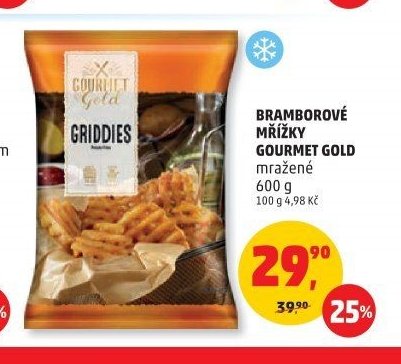 Bramborové mřížky Gourmet Gold