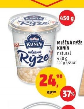 MLÉČNÁ RÝŽE KUNÍN