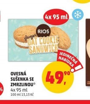 OVESNÁ SUŠENKA SE ZMRZLINOU