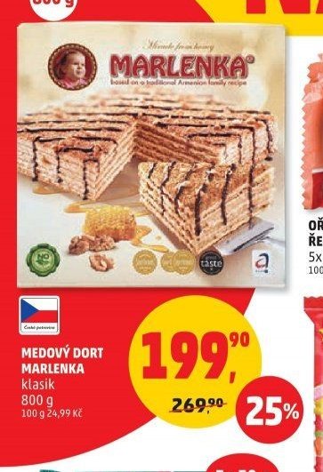 MEDOVÝ DORT MARLENKA