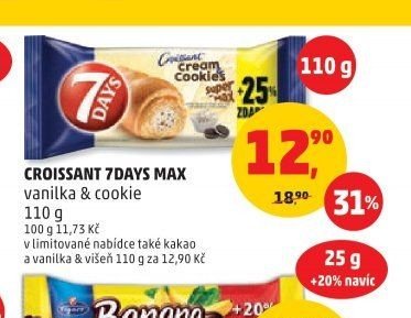 CROISSANT 7DAYS MAX vanilka & cookie