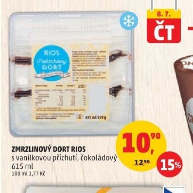 Zmrzlinový dort Rios