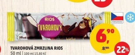 Tvarohová zmrzlina Rios