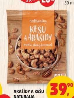 Arašídy a kešu Naturalia