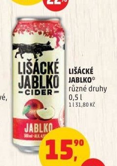 Lišácké jablko cider