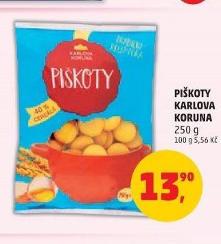 Piškoty Karlova Koruna