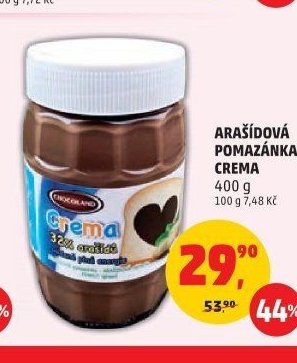 Arašídová pomazánka Crema