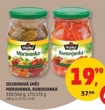 Zeleninová směs Moravanka, Kunovjanka
