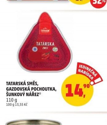 Tatarská směs, Gazdovská pochoutka, Šunkový nářez