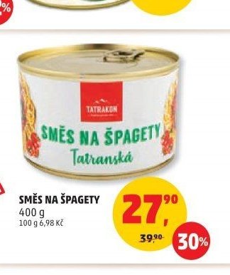Směs na špagety Tatranská