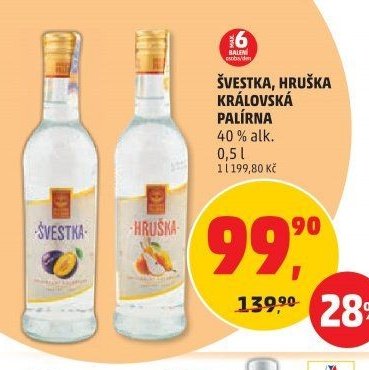 Švestka/Hruška Královská palírna