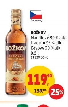 Božkov Mandlový/Kávový
