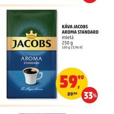 KÁVA JACOBS AROMA STANDARD mletá 250 g
