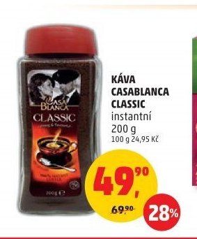 KÁVA CASABLANCA CLASSIC instantní 200 g