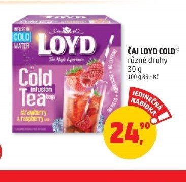 ČAJ LOYD COLD různé druhy 30 g