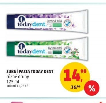 ZUBNÍ PASTA TODAY DENT