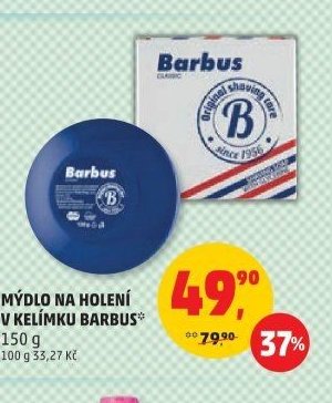 MÝDLO NA HOLENÍ V KELÍMKU BARBUS
