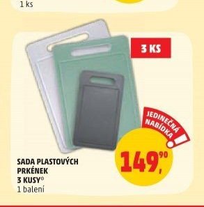 Sada plastových prkének