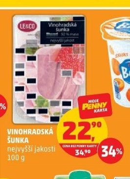 VINOHRADSKÁ ŠUNKA nejvyšší jakosti 100 g