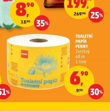 TOALETNÍ PAPÍR PENNY 1 role