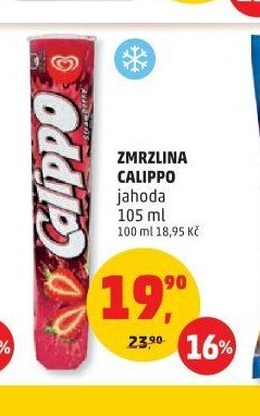 Zmrzlina Calippo