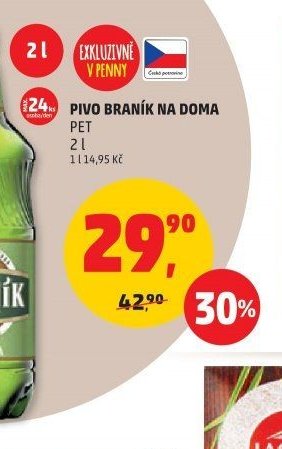 Pivo Braník na doma
