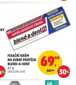 Fixační krém na zubní protézu Blend-a-dent