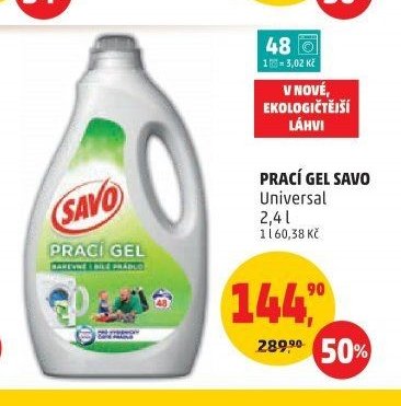 Prací gel Savo
