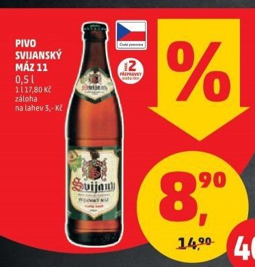 Pivo Svijanský Máz 11 0,5 l