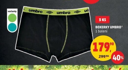 Boxerky Umbro
