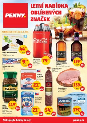 akční leták Penny Market 8.7.2021-21.7.2021