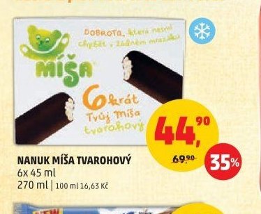 NANUK MÍŠA TVAROHOVÝ