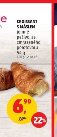 Croissant s máslem