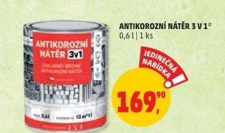 Antikorozní nátěr 3v1