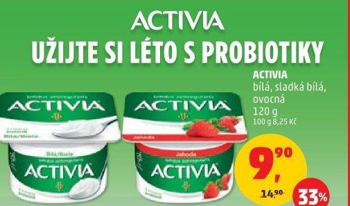 Bílý jogurt Activia Danone
