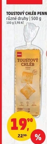 Chléb toustový Penny