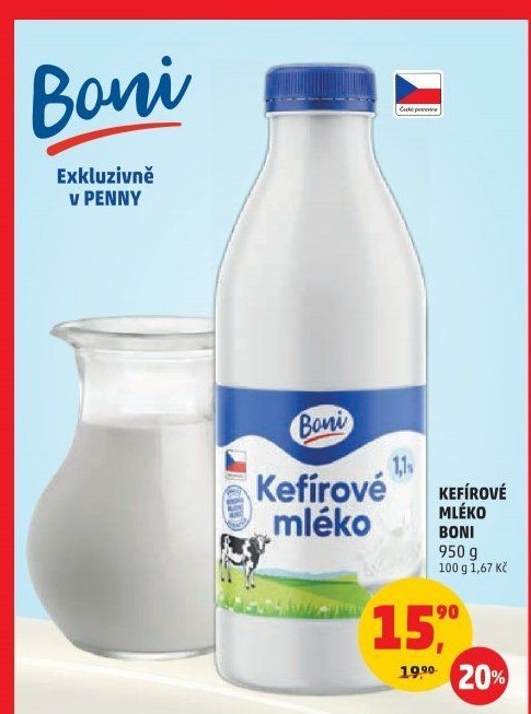 Kefírové mléko Boni