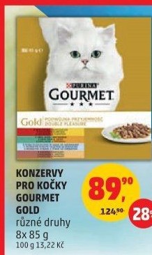 Konzerva pro kočky Gold Gourmet Purina