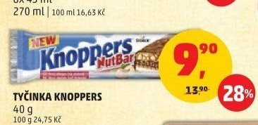 Oplatky Knoppers NutBar Storck