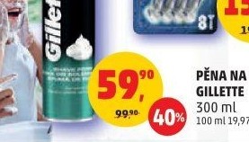 Pěna na holení pánská Gillette