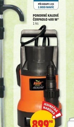 Ponorné čerpadlo kalové Asist